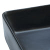 håndvask til bord 46x35,5x13 cm rektangulær keramik sort
