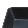 håndvask til bord 46x35,5x13 cm rektangulær keramik sort brun