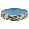 håndvask til bordplade 59x40x15 cm oval keramik flerfarvet