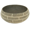 håndvask til bordplade 59x40x15 cm oval keramik flerfarvet