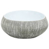håndvask til bordplade 59x40x15 cm oval keramik grå og blå