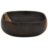 håndvask til bordplade 59x40x14 cm oval keramik sort