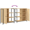 skænk Sonoma eg 70x30x80 cm konstrueret træ
