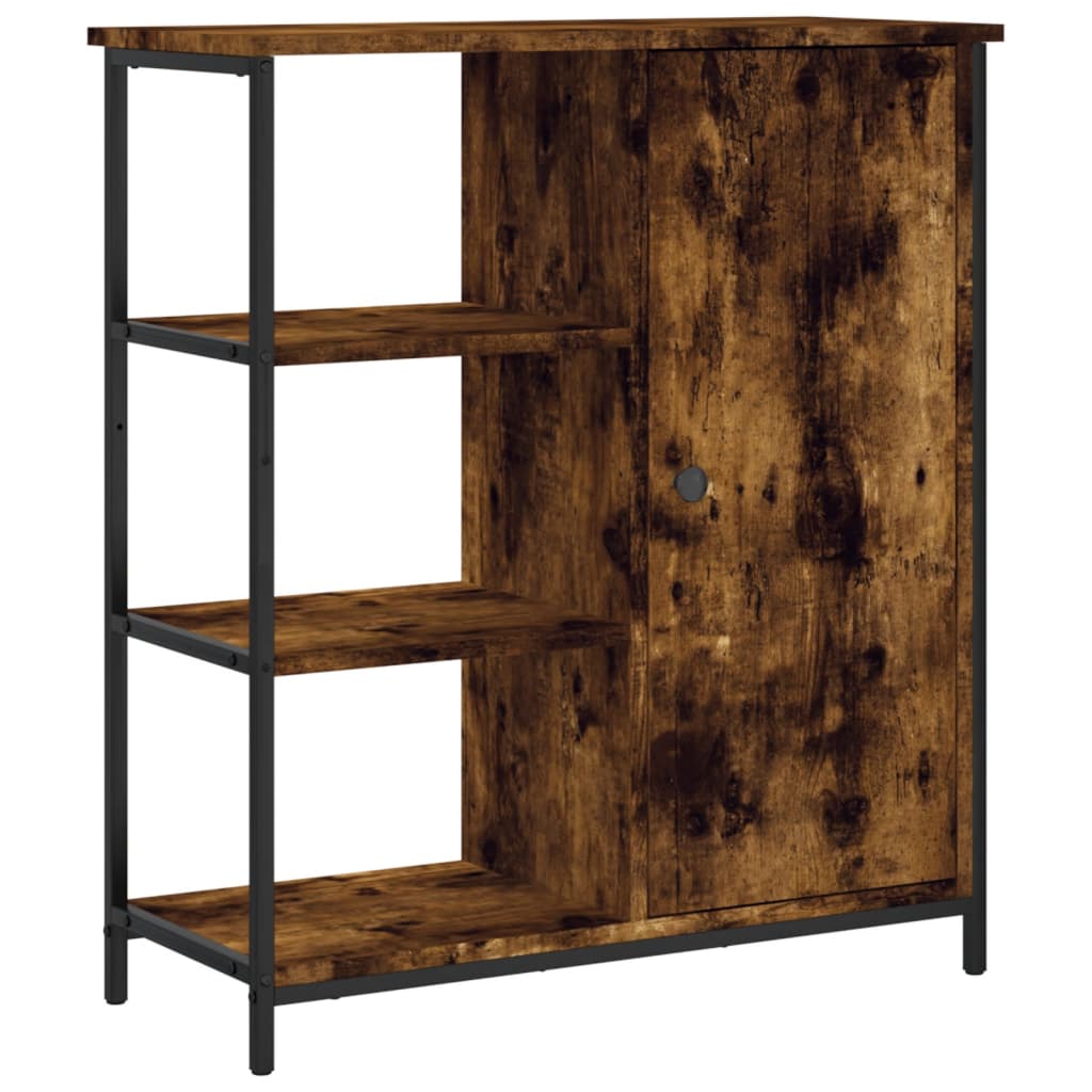 skænk 70x30x80 cm konstrueret træ røget egetræsfarve