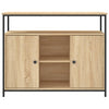 skænk Sonoma eg 100x35x80 cm konstrueret træ