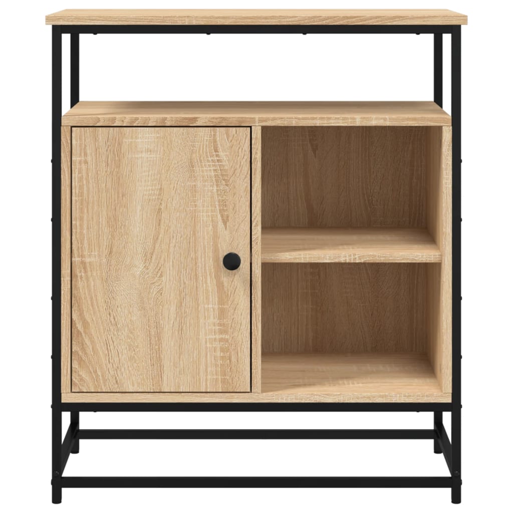 skænk Sonoma eg 69x35x80 cm konstrueret træ