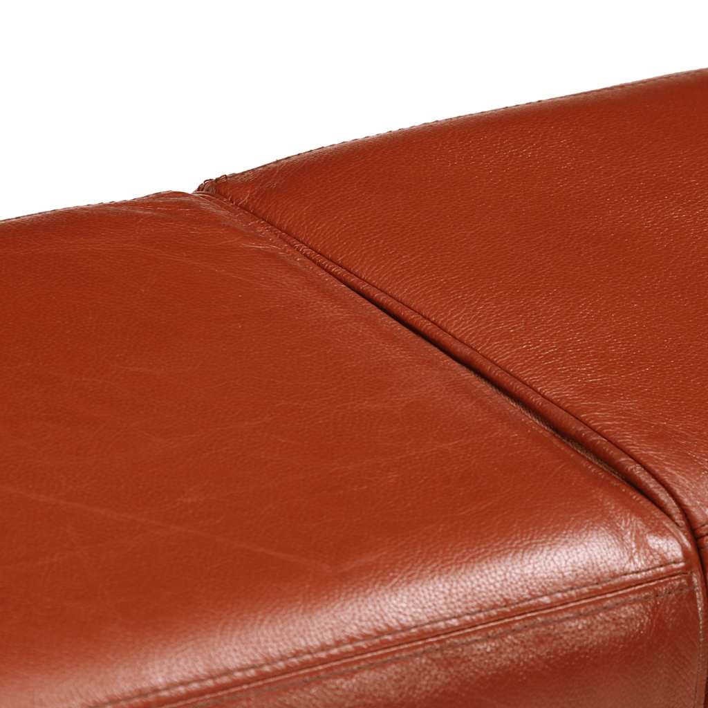 gymnastikbuk 160 cm ægte skind brun