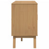 skænk OLDEN 114x43x73,5 cm massivt fyrretræ brun