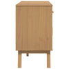 skænk OLDEN 114x43x73,5 cm massivt fyrretræ brun