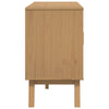 skænk OLDEN 114x43x73,5 cm massivt fyrretræ brun