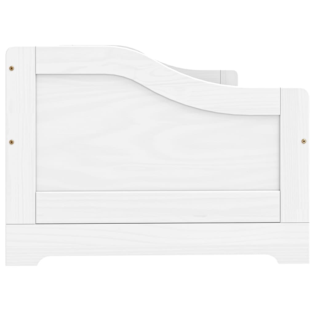 daybed med tre skuffer IRUN hvid 90x200 cm massivt fyrretræ