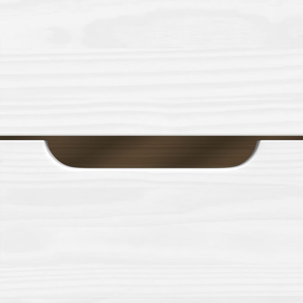 daybed med tre skuffer IRUN hvid 90x200 cm massivt fyrretræ
