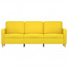 3-personers sofa 180 cm stof lysegul
