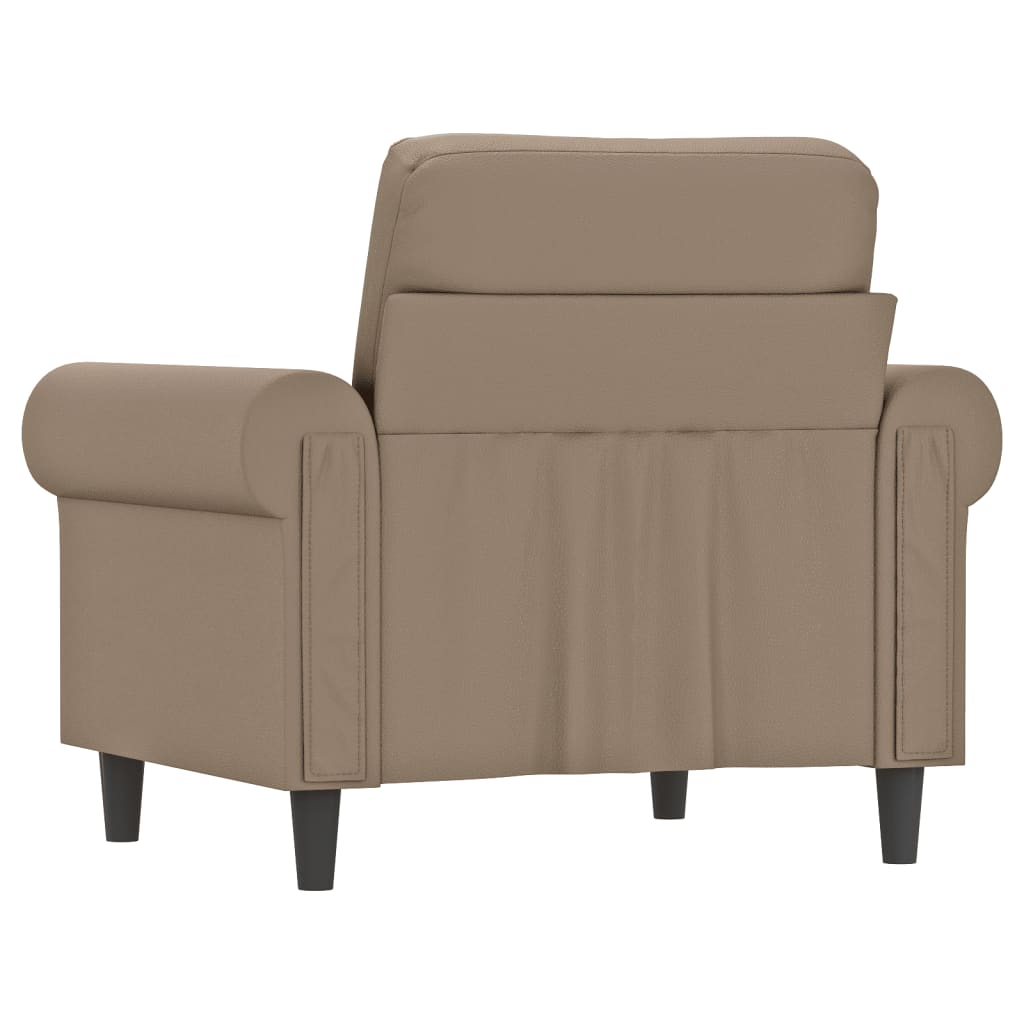 lænestol 60 cm kunstlæder Cappuccino