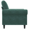 lænestol 60 cm velour lysegrøn