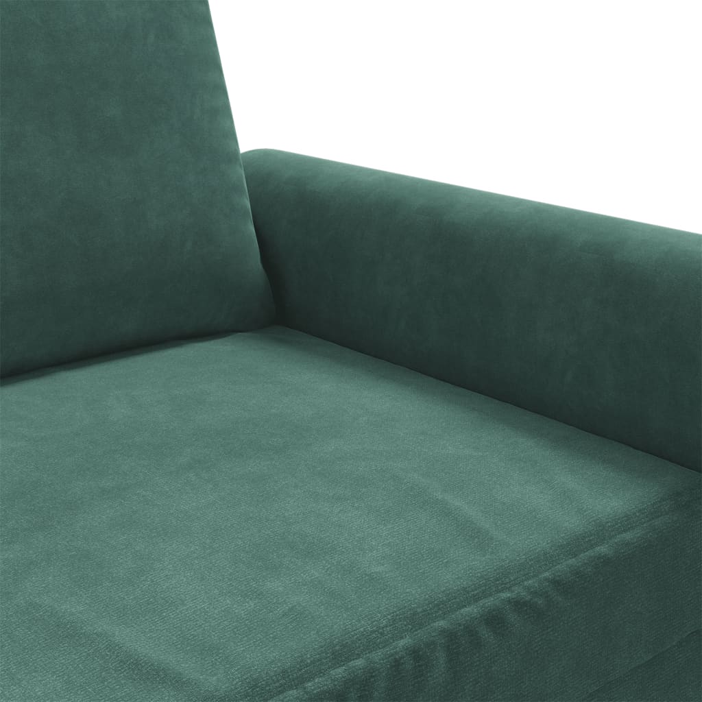 lænestol 60 cm velour lysegrøn