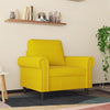 lænestol 60 cm velour gul