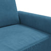 lænestol 60 cm velour Blå