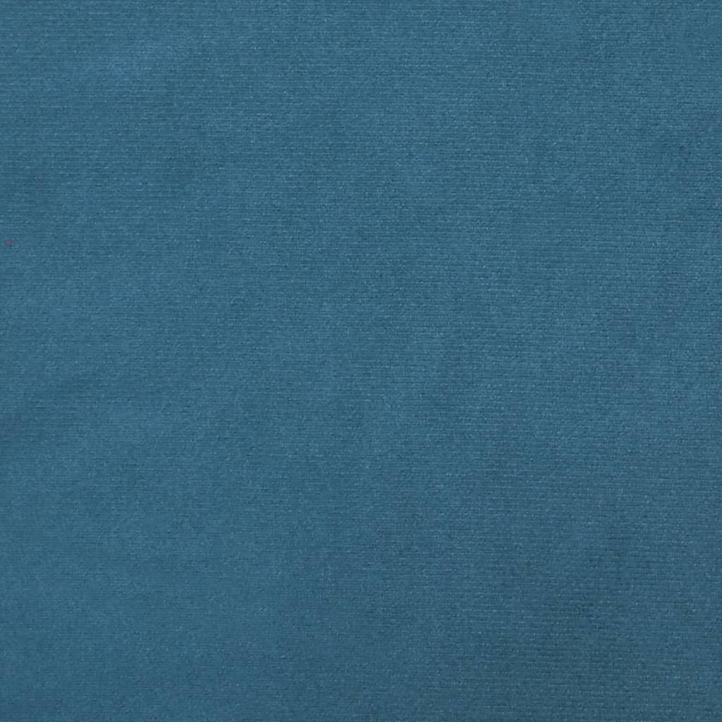 lænestol 60 cm velour Blå