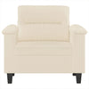 sofastol 60 cm mikrofiberstof beige
