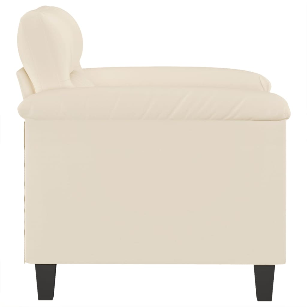 sofastol 60 cm mikrofiberstof beige