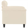 sofastol 60 cm mikrofiberstof beige