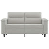 2-personers sofa 120 cm mikrofiberstof lysegrå