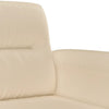 2-personers sofa 120 cm mikrofiberstof cremefarvet