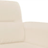 2-personers sofa 140 cm mikrofiberstof beige