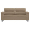 2-personers sofa 140 cm kunstlæder cappuccino