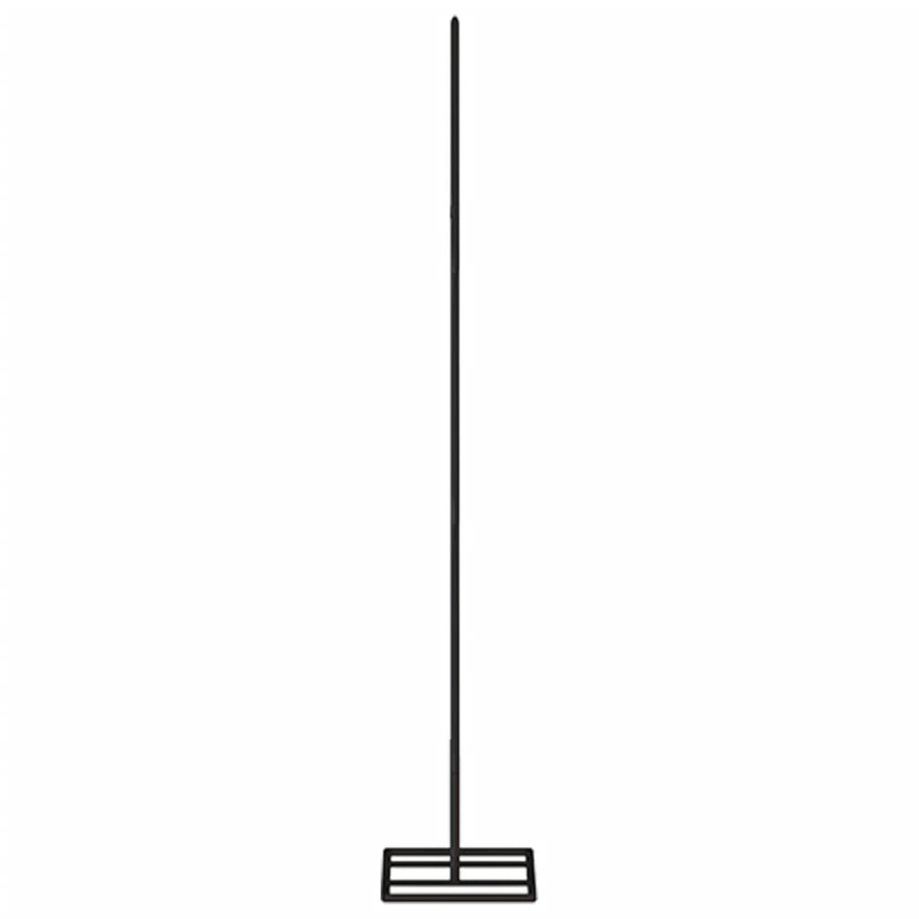 dekorativt juletræ 60 cm metal sort