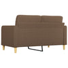 2-personers sofa 140 cm stof brun
