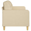 3-personers sofa 180 cm stof cremefarvet