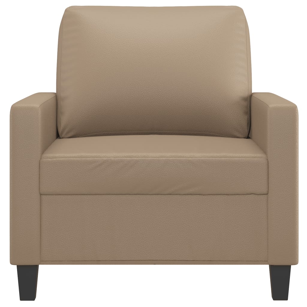lænestol 60 cm kunstlæder Cappuccino