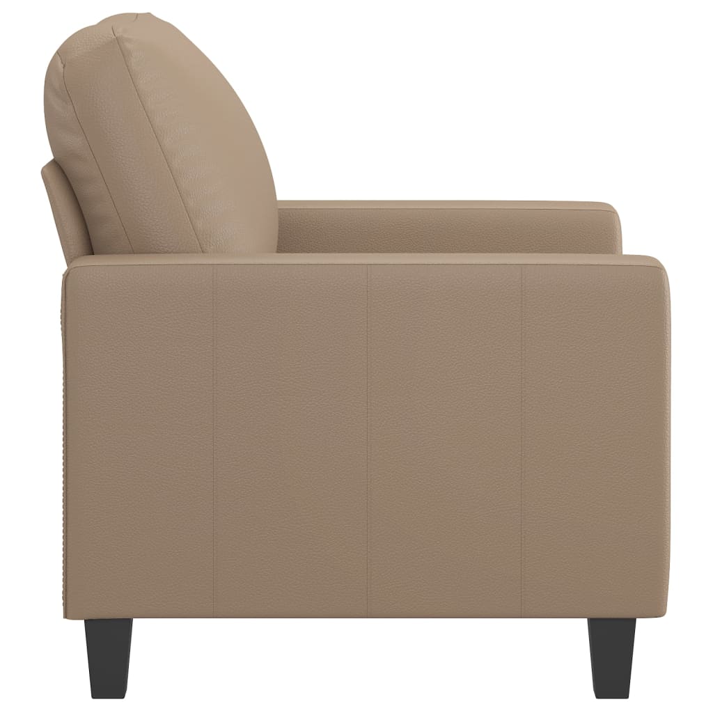 lænestol 60 cm kunstlæder Cappuccino