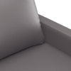 3-personers sofa 180 cm kunstlæder grå