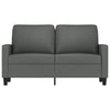 2-personers sofa 120 cm stof mørkegrå