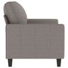 2-personers sofa 120 cm stof gråbrun