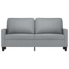 2-personers sofa 140 cm stof lysegrå