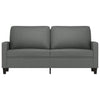 2-personers sofa 140 cm stof mørkegrå