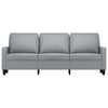3-personers sofa 180 cm stof lysegrå