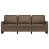 3-personers sofa 180 cm stof brun