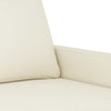 lænestol 60 cm velour cremefarvet