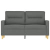 2-personers sofa 120 cm stof mørkegrå