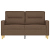 2-personers sofa 120 cm stof brun