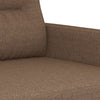 2-personers sofa 120 cm stof brun