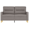 2-personers sofa 120 cm stof gråbrun