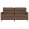 2-personers sofa 140 cm stof brun