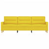3-personers sofa 180 cm stof lysegul