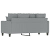 2-personers sofa 140 cm stof lysegrå